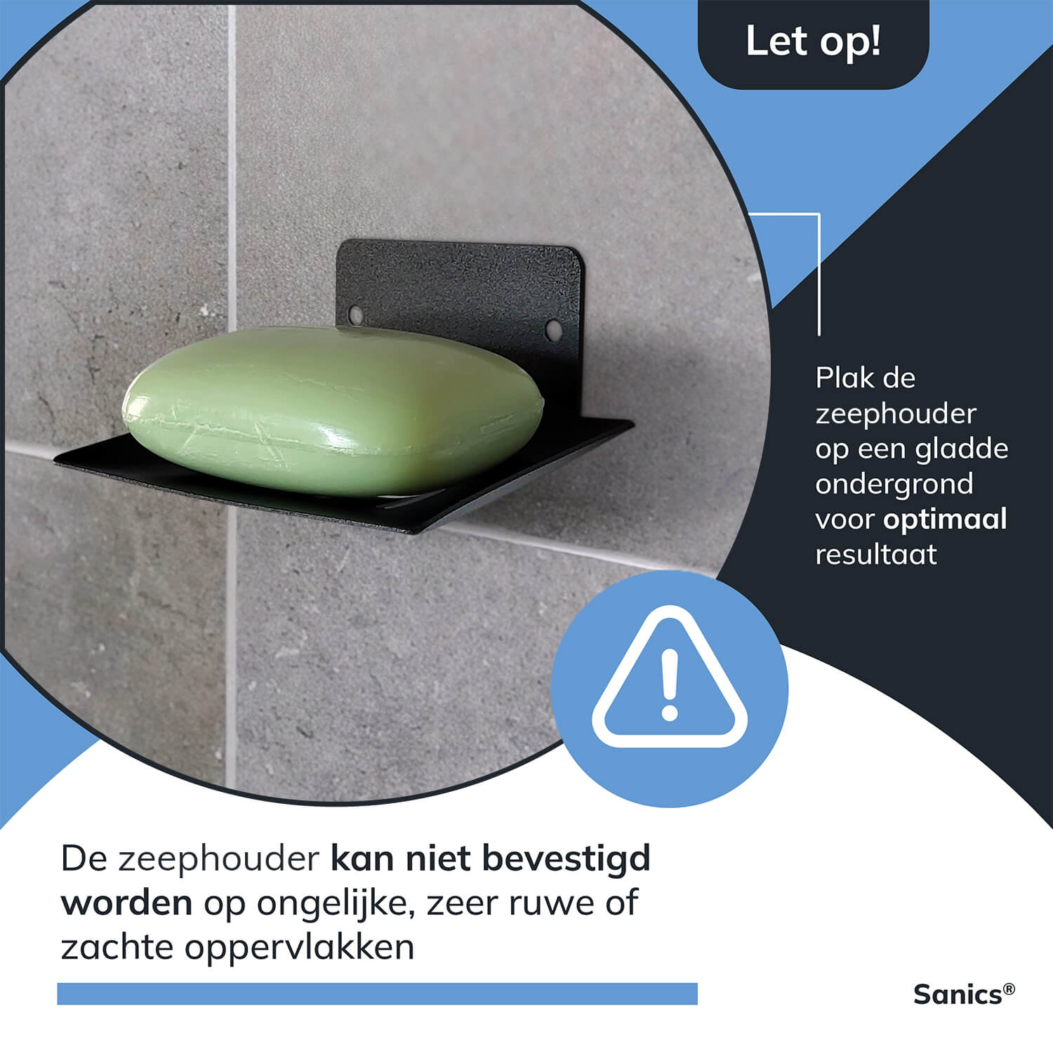 Zeepbakje zelfklevend