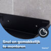 Doucherekje Zwart