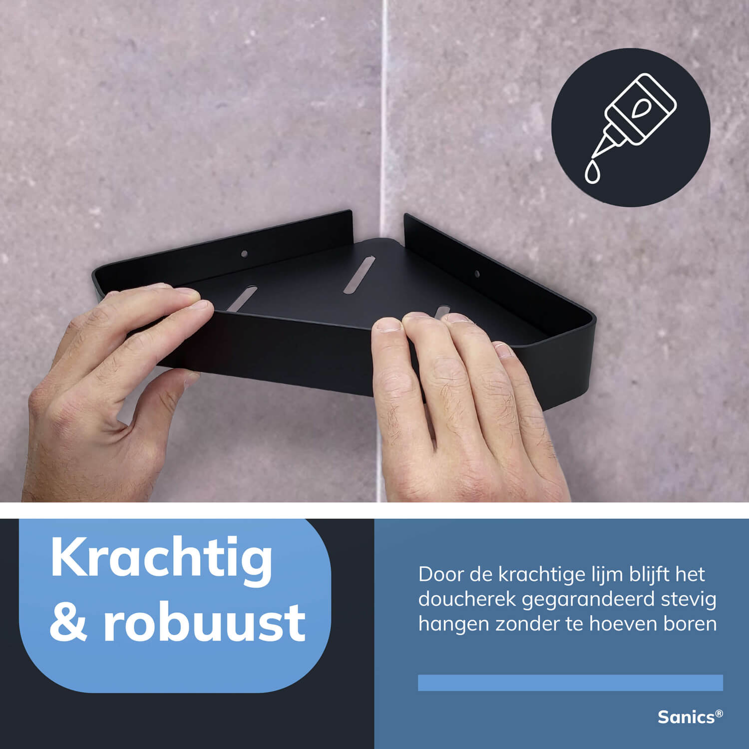 Hangend douchebakje Hangend douchebakje