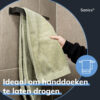 Handdoekhouder Zwart
