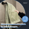 Handdoekhouder Zwart