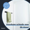 Handdoekrek zonder boren