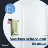 Handdoekrek zonder boren