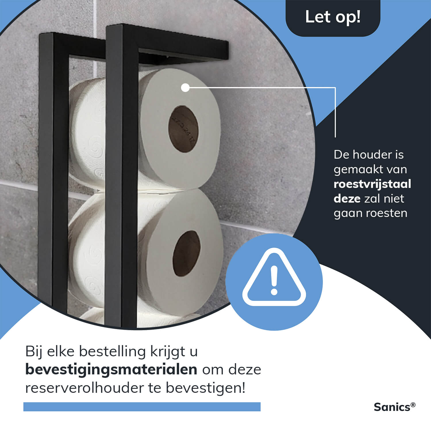 Reserverolhouder Hangend