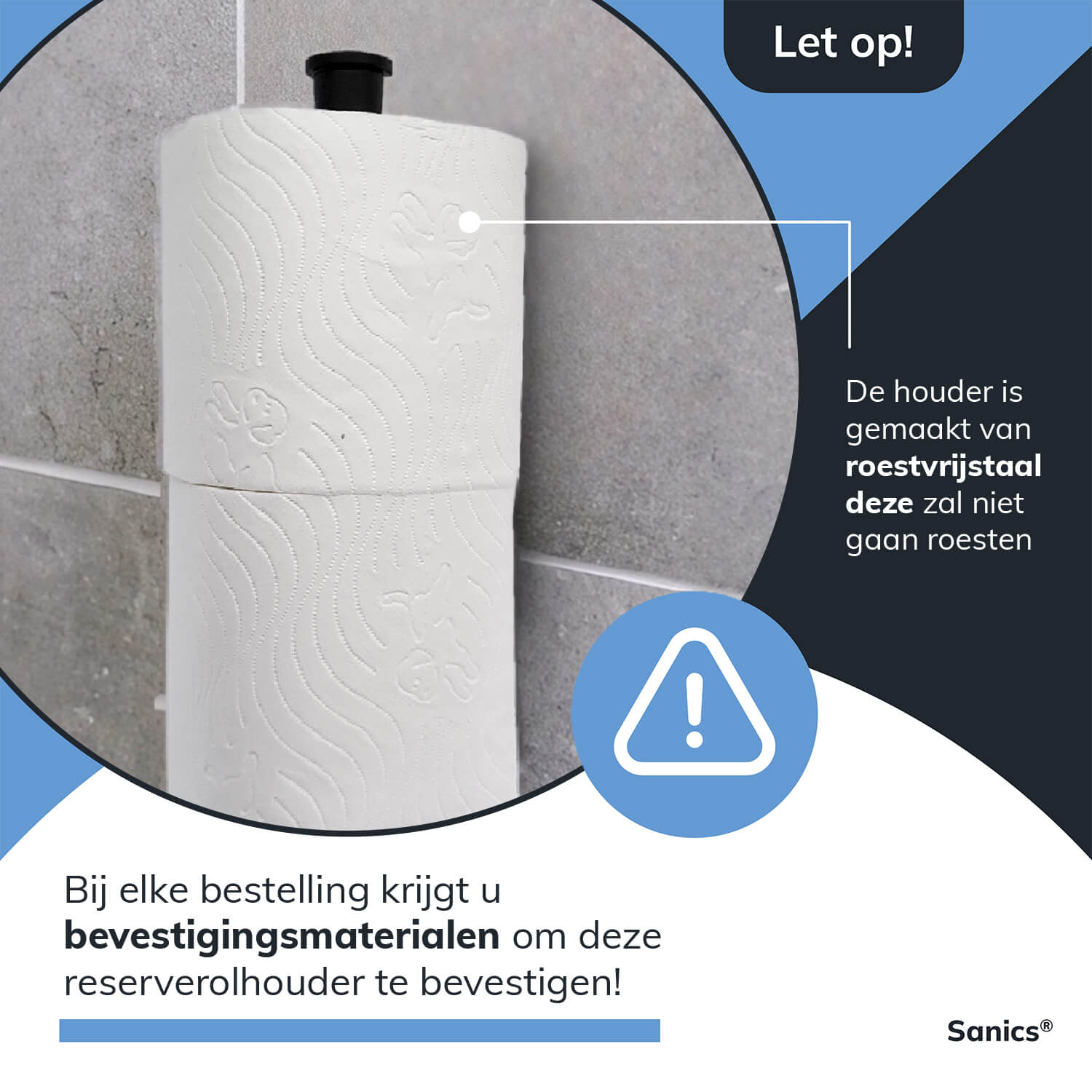 Reserverolhouder Hangend