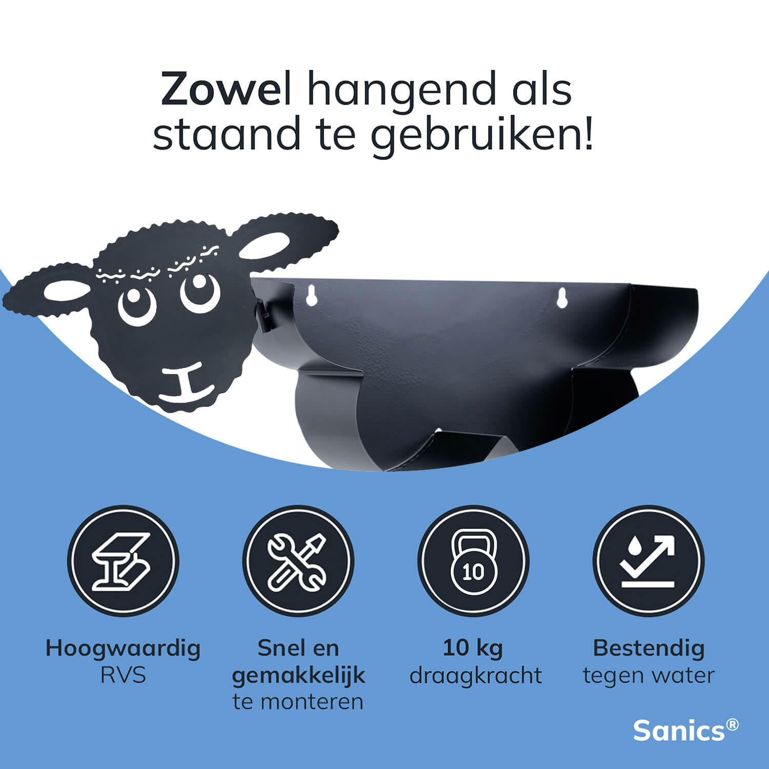 Reserverolhouder staand