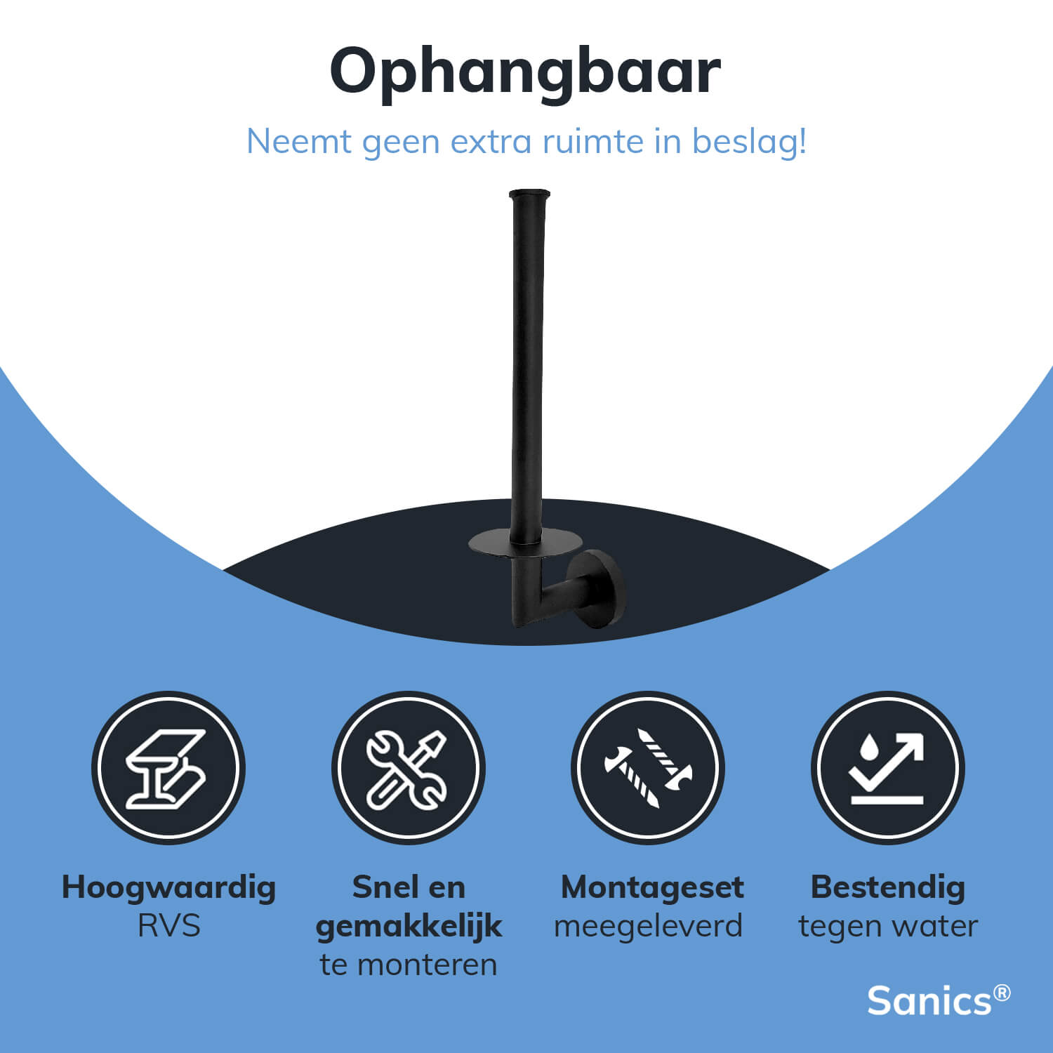 Reserverolhouder staand