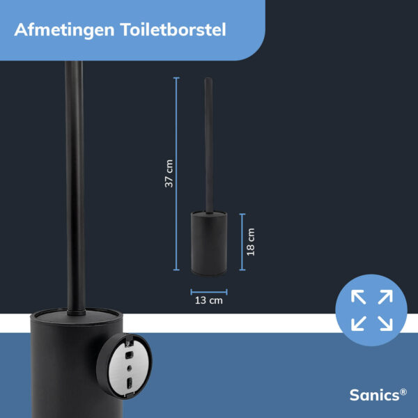 Toiletborstel Zwart