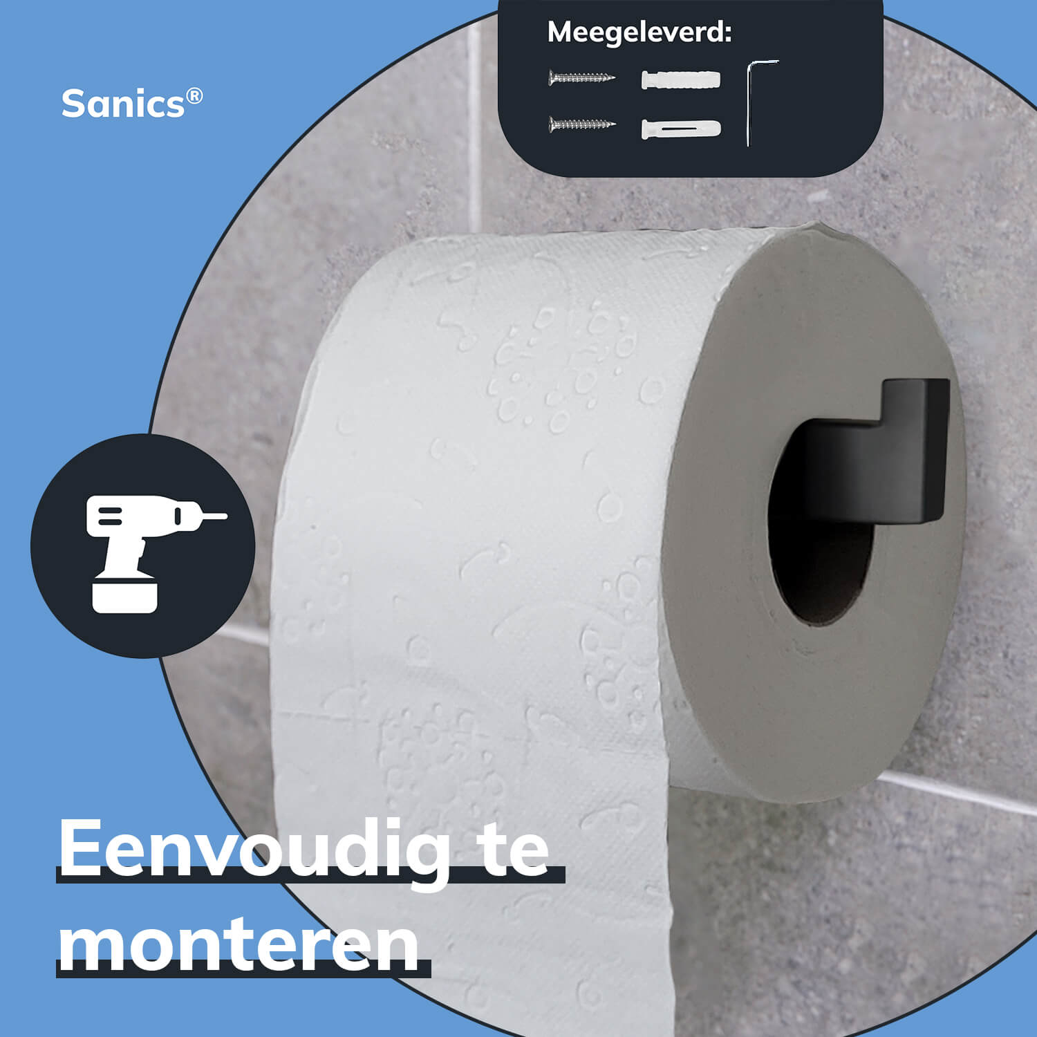 Toiletrolhouder RVS Toiletrolhouder RVS