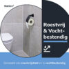 Toiletrolhouder RVS