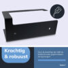 Toiletrolhouder RVS