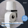 Toiletrolhouder Zilver