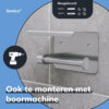 Toiletrolhouder inclusief montageset