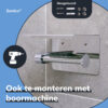 Toiletrolhouder inclusief montageset
