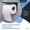 Toiletrolhouder zwart