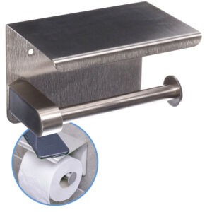 WC rolhouder Zilver