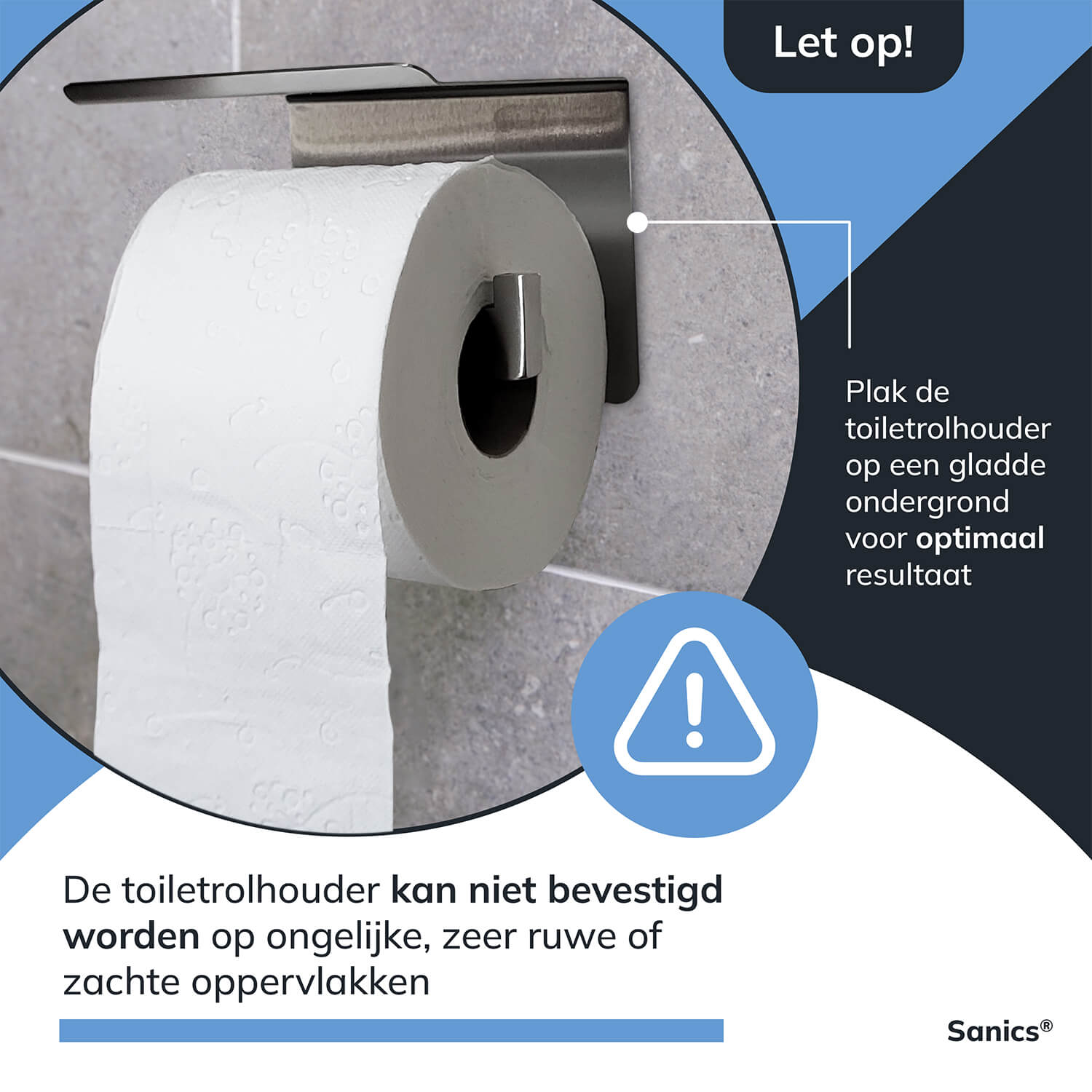 WC rolhouder met plankje