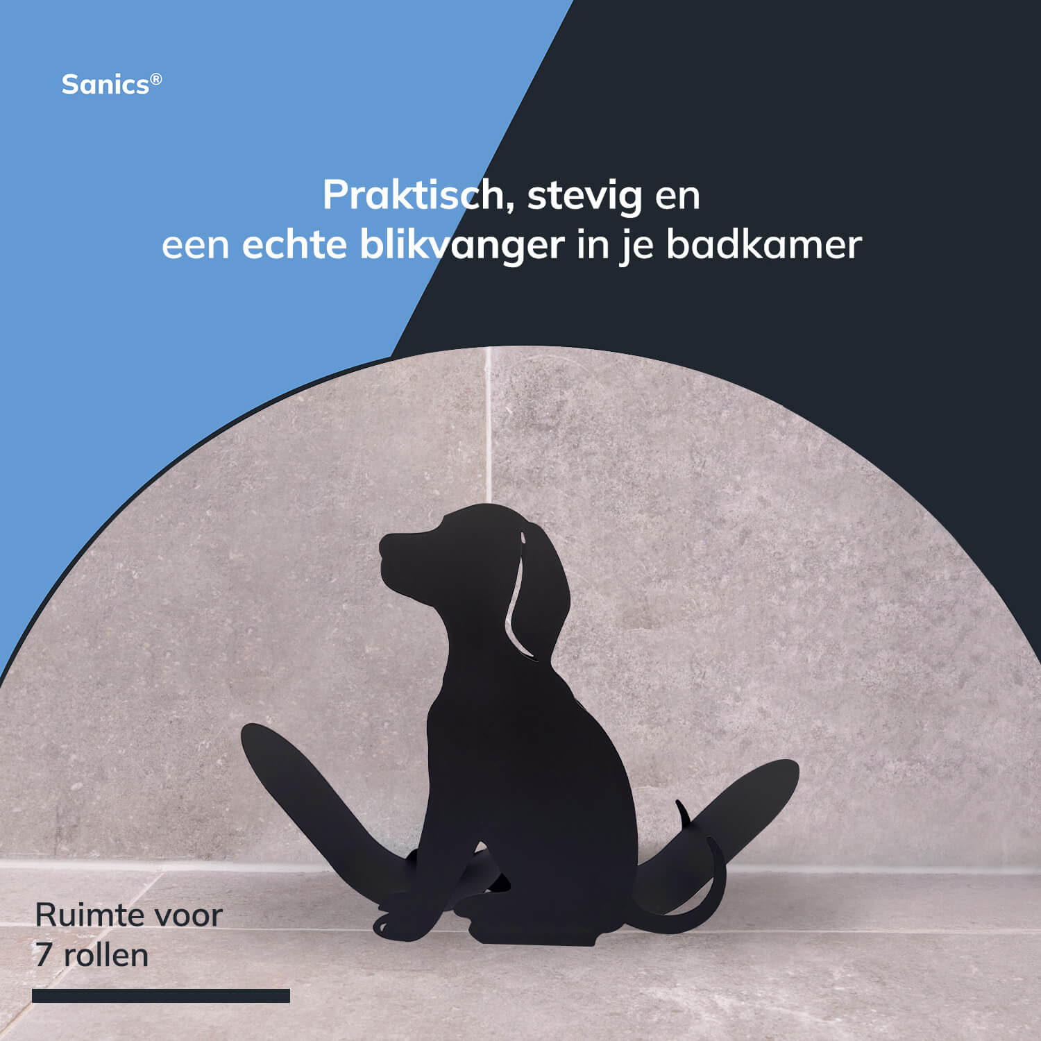 Reserverolhouder staand