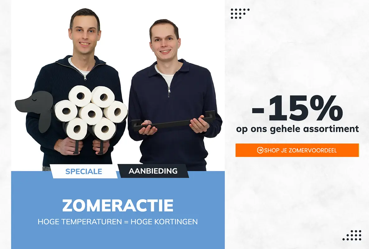 zomeractie badkameraccessoires sanicswinkel