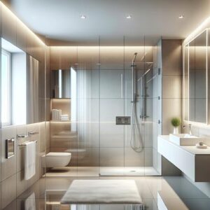 Mat zwarte zeepdispenser op witte wastafel, close-up van pomp en roestvrijstalen afwerking