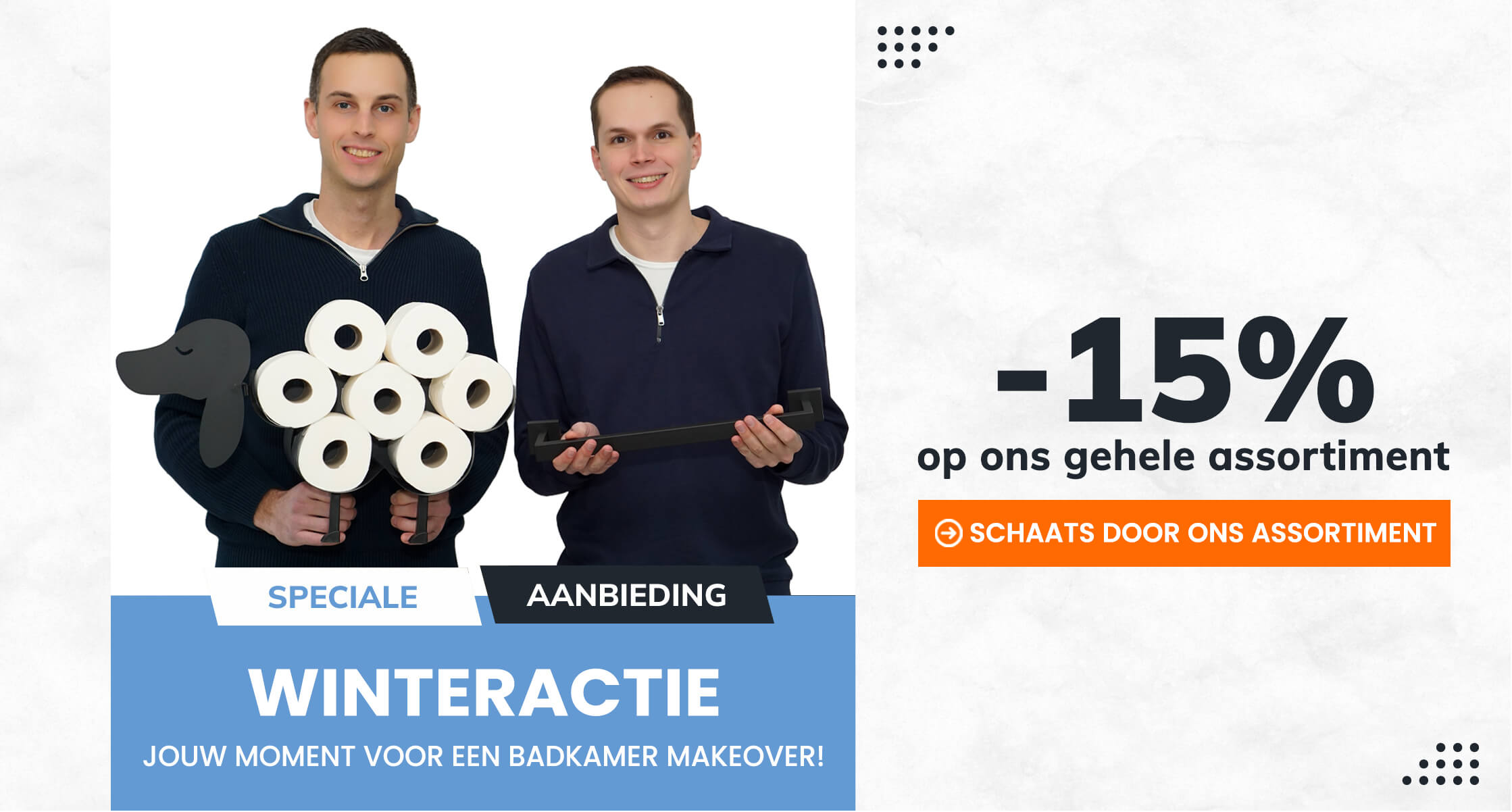 Korting op badkameraccessoires